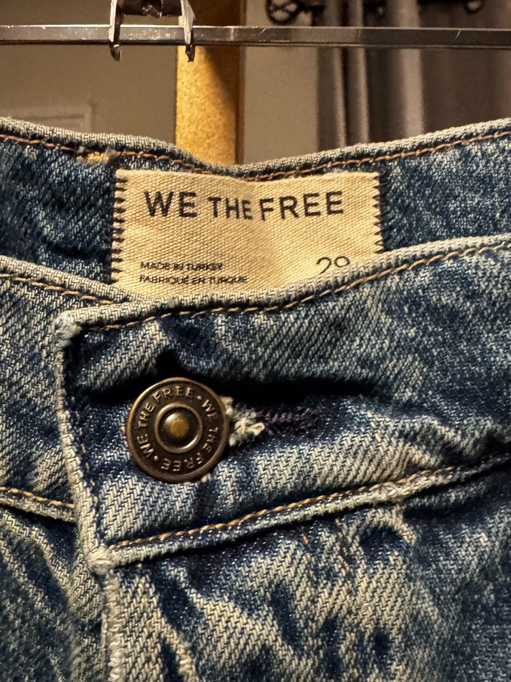 Free People – We The Free Final Countdown Cuffed Jeans - Size 29 - A142 - Picture 3 of 7
